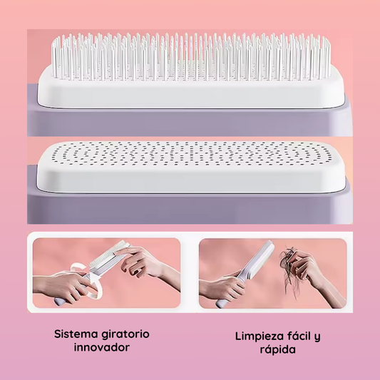 Cepillo con Sistema Retráctil y Limpieza Rápida